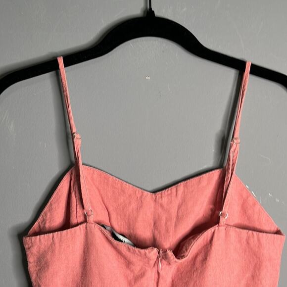 Forever 21 Pink Spaghetti Strap Romper Size Small - Picture 4 of 9